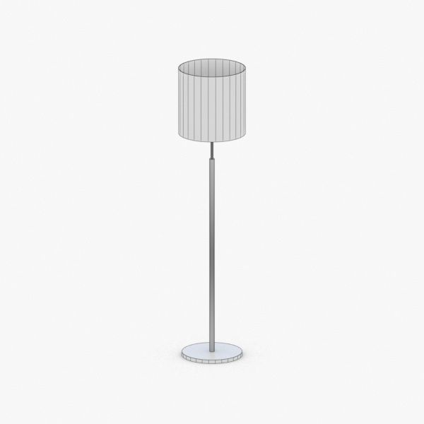 1439 - Floor Lamp Low-poly 3D model_1