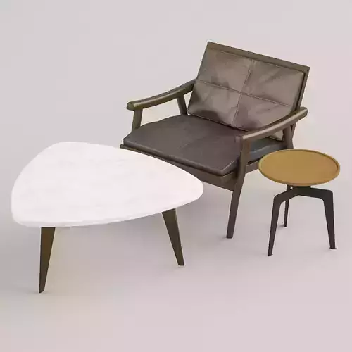 Furniture set coffee table and chair