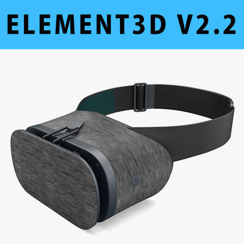 E3D - Google DayDream VR Headset Black 3D model