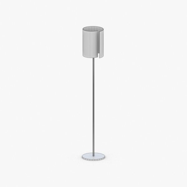 1440 - Floor Lamp Low-poly 3D model_4