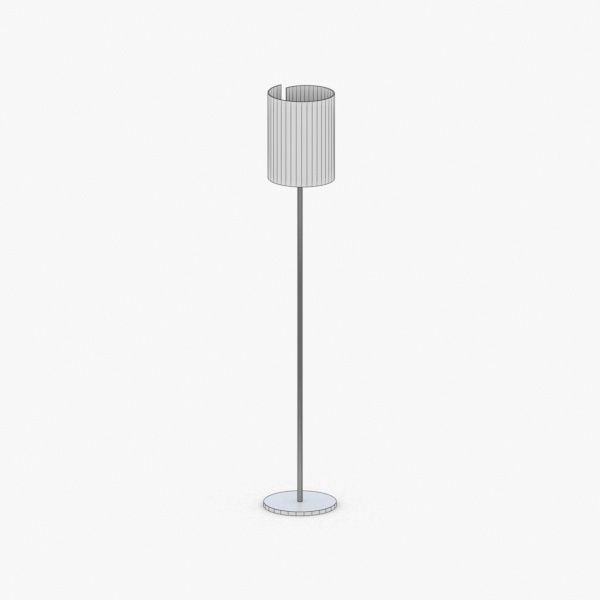 1440 - Floor Lamp Low-poly 3D model_1