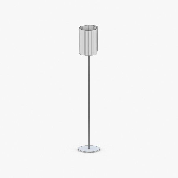 1440 - Floor Lamp Low-poly 3D model_2
