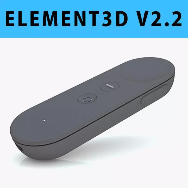 E3D - Google DayDream Controller 3D model_0