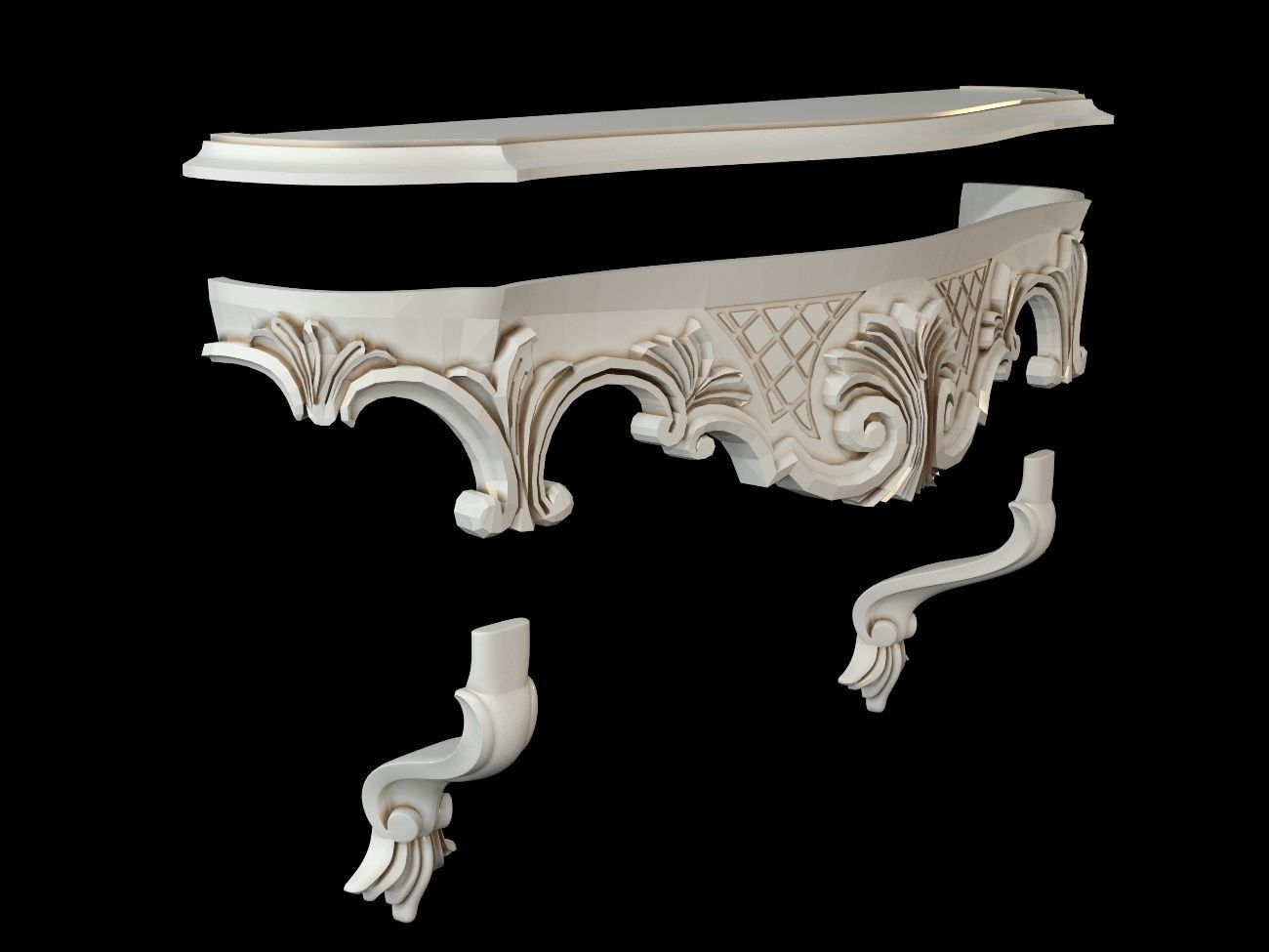 Eurmarchi Console 3D print model_3