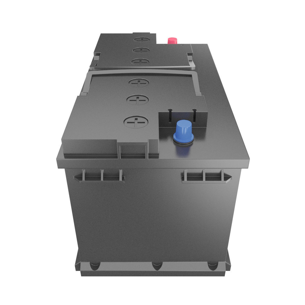 12 Volt Car Battery 3D model_3