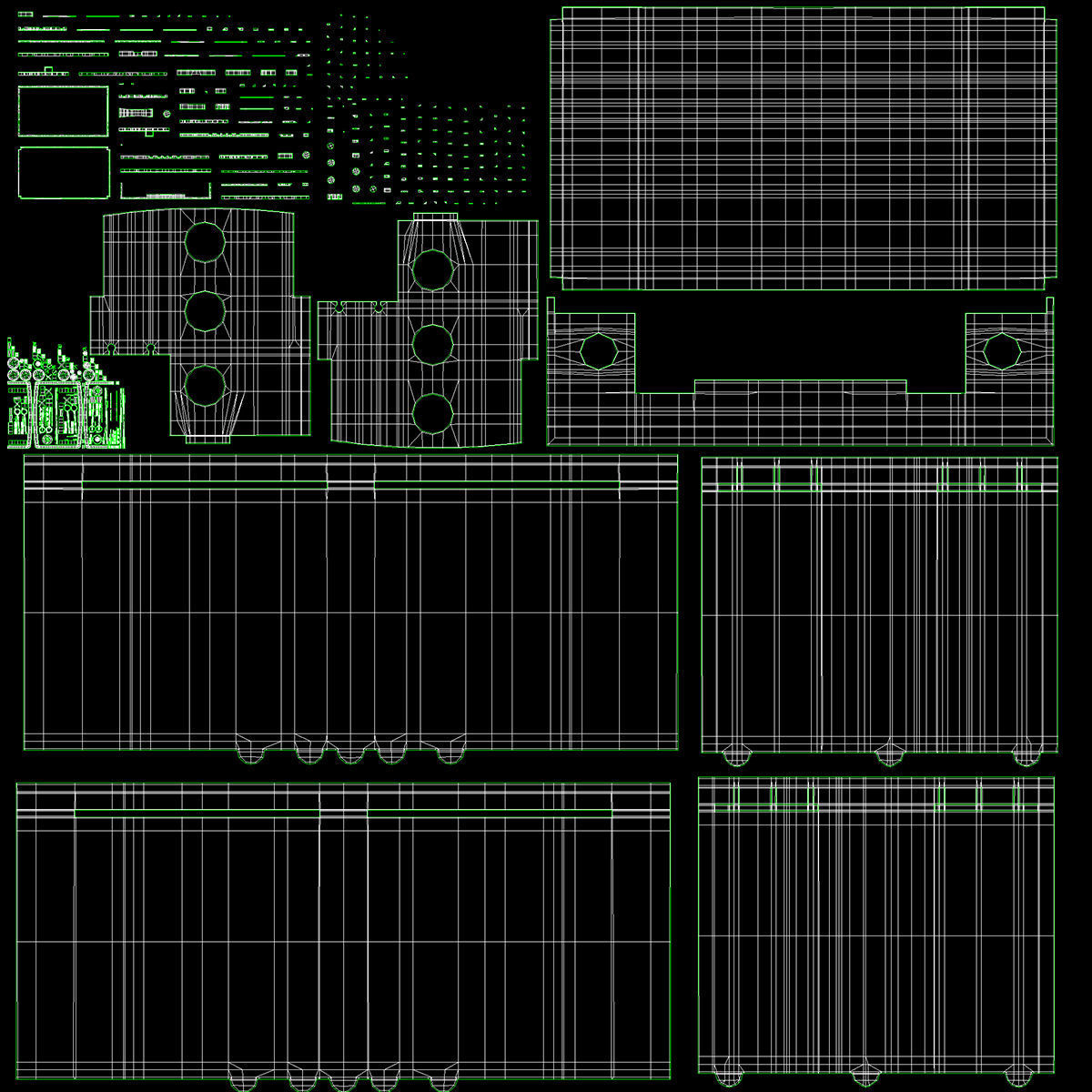 12 Volt Car Battery 3D model_9