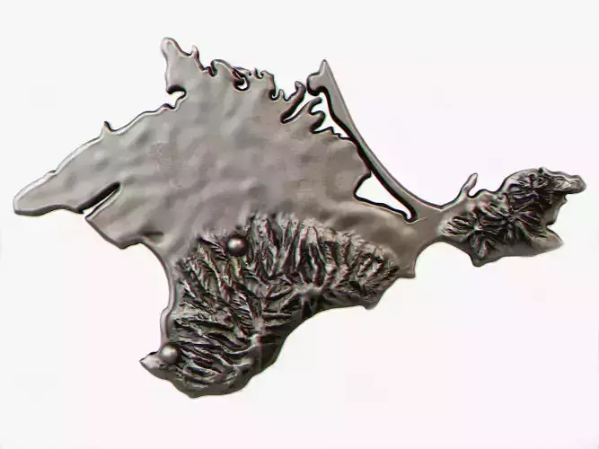 Crimea land 3D print model