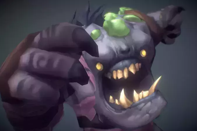 Ghoul Festering - Low Poly Hand Painted