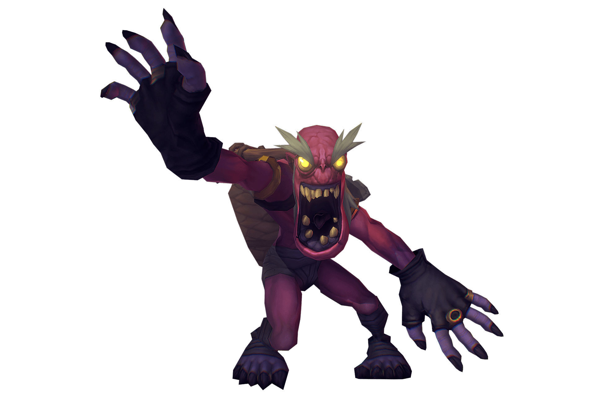 Ghoul Scavenger - Low Poly Hand Painted Low-poly 3D model_3