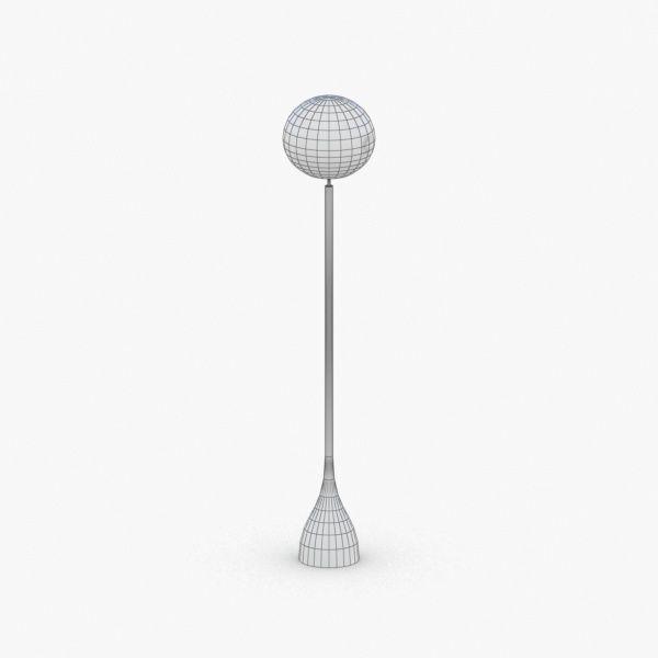 1448 - Floor Lamp Low-poly 3D model_2