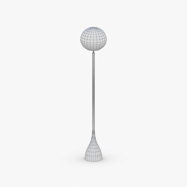 1448 - Floor Lamp Low-poly 3D model_1
