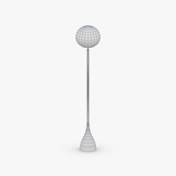 1448 - Floor Lamp Low-poly 3D model_3