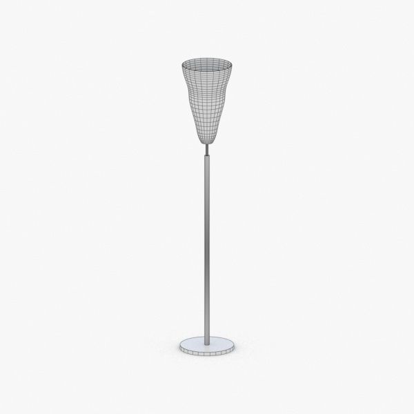 1450 - Floor Lamp Low-poly 3D model_2
