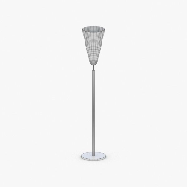 1450 - Floor Lamp Low-poly 3D model_3