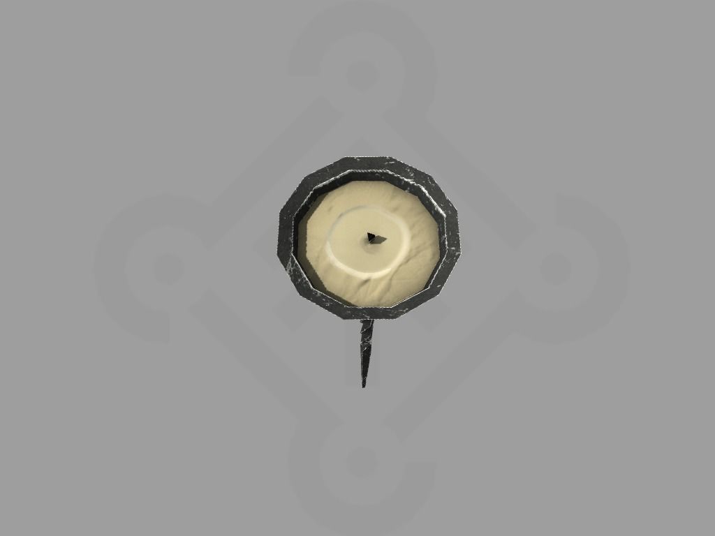 Viking Lamp  Oseberg Low-poly 3D model_2