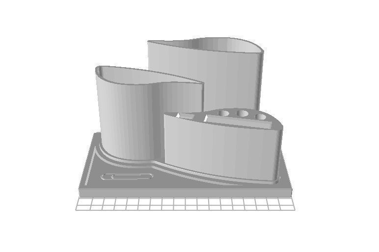 Pen holder Free 3D print model_1