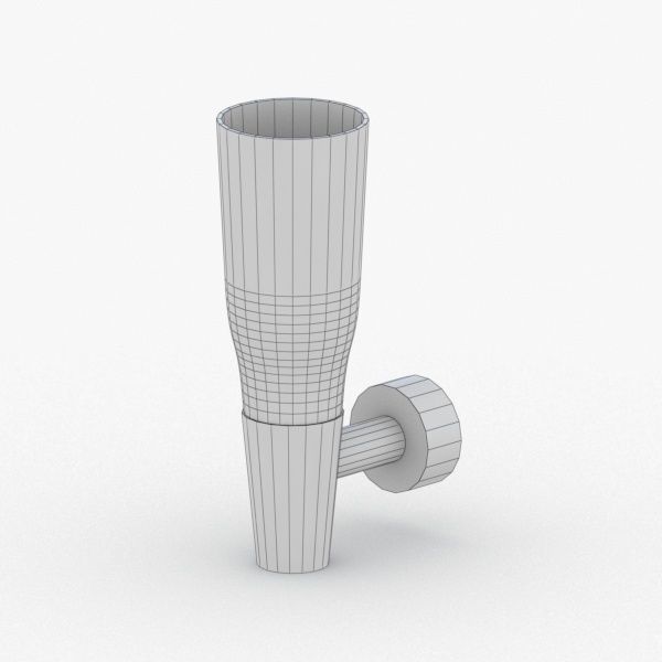 1467 - Bra Lamp Low-poly 3D model_1