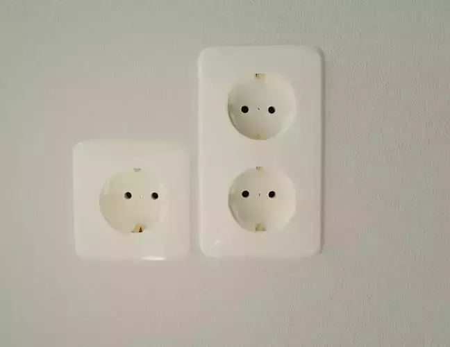 Socket for House Electric realistic  3D model
