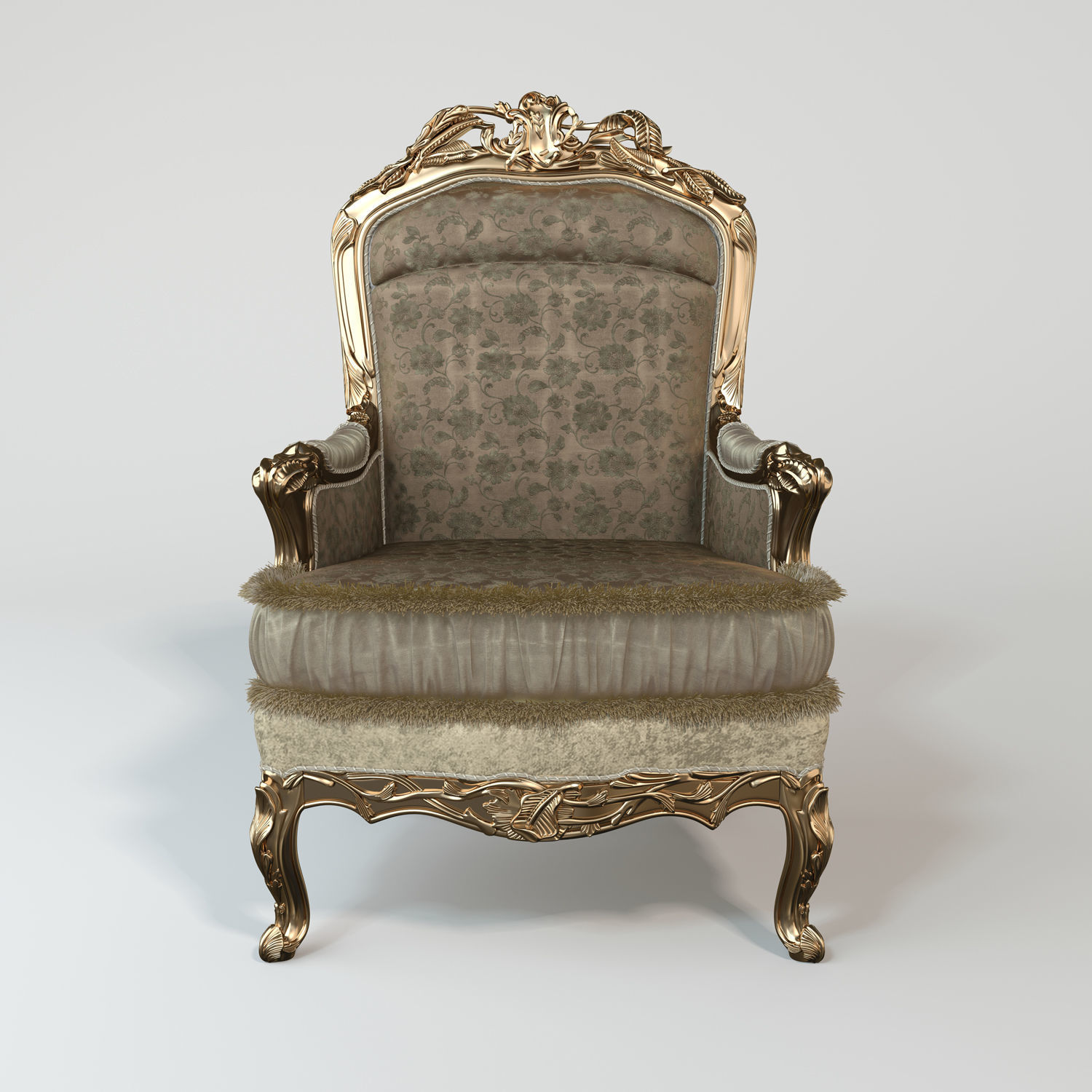 Armchair MANTELLASSI EDERA 3D model_1