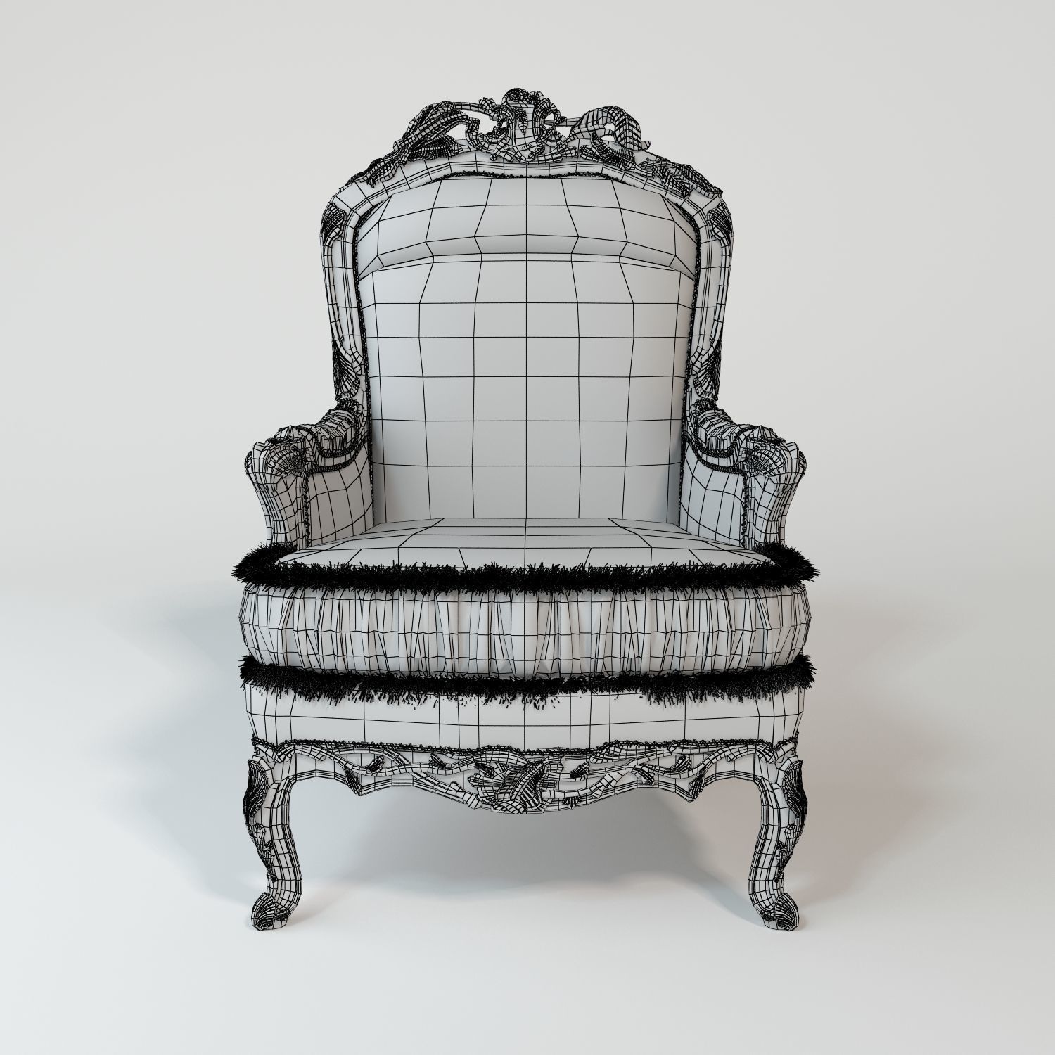 Armchair MANTELLASSI EDERA 3D model_11