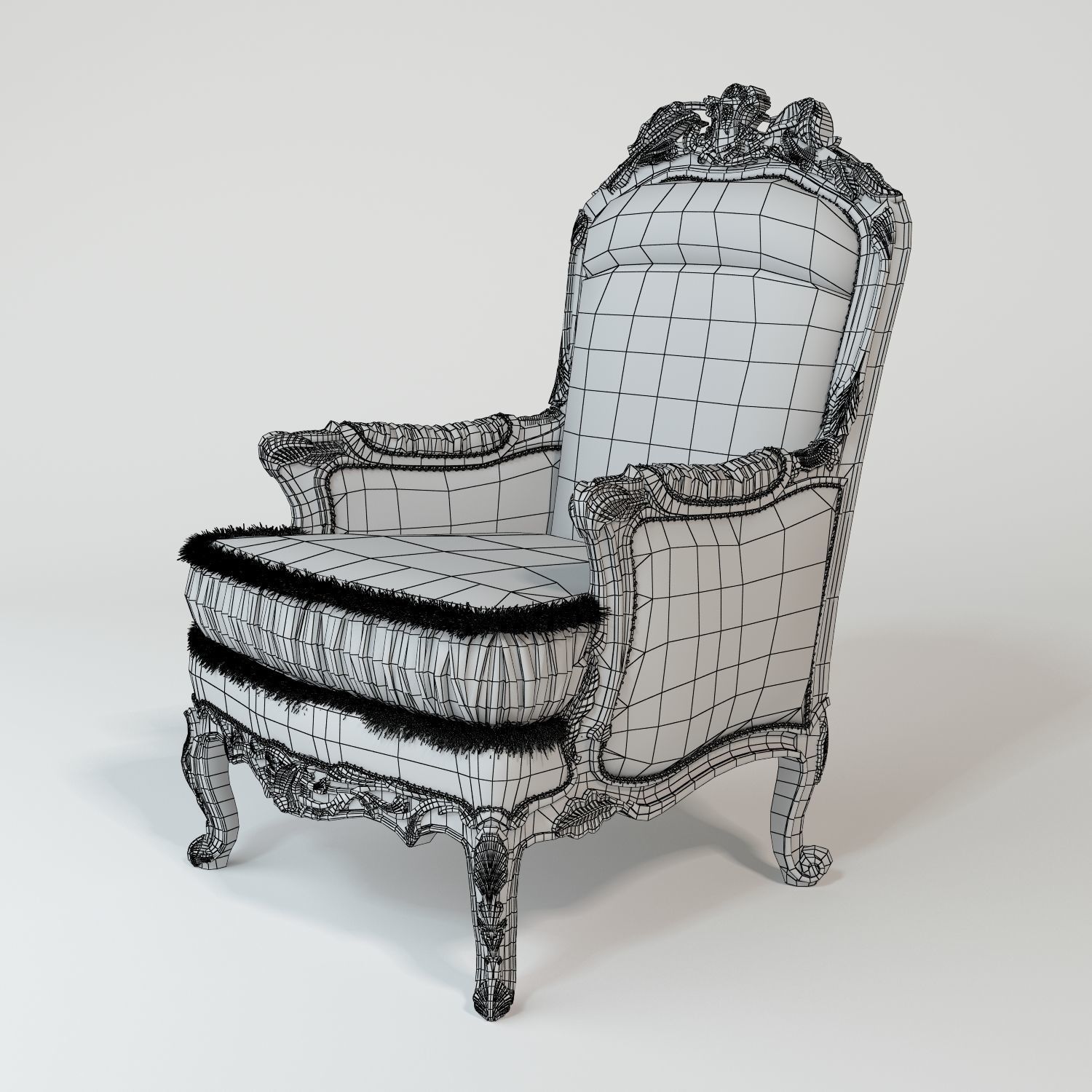 Armchair MANTELLASSI EDERA 3D model_8