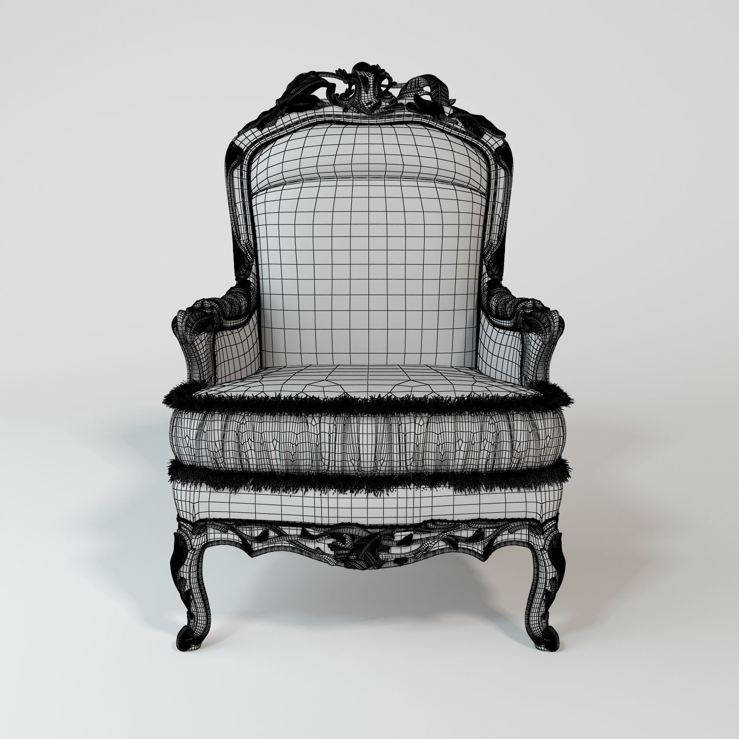 Armchair MANTELLASSI EDERA 3D model_10