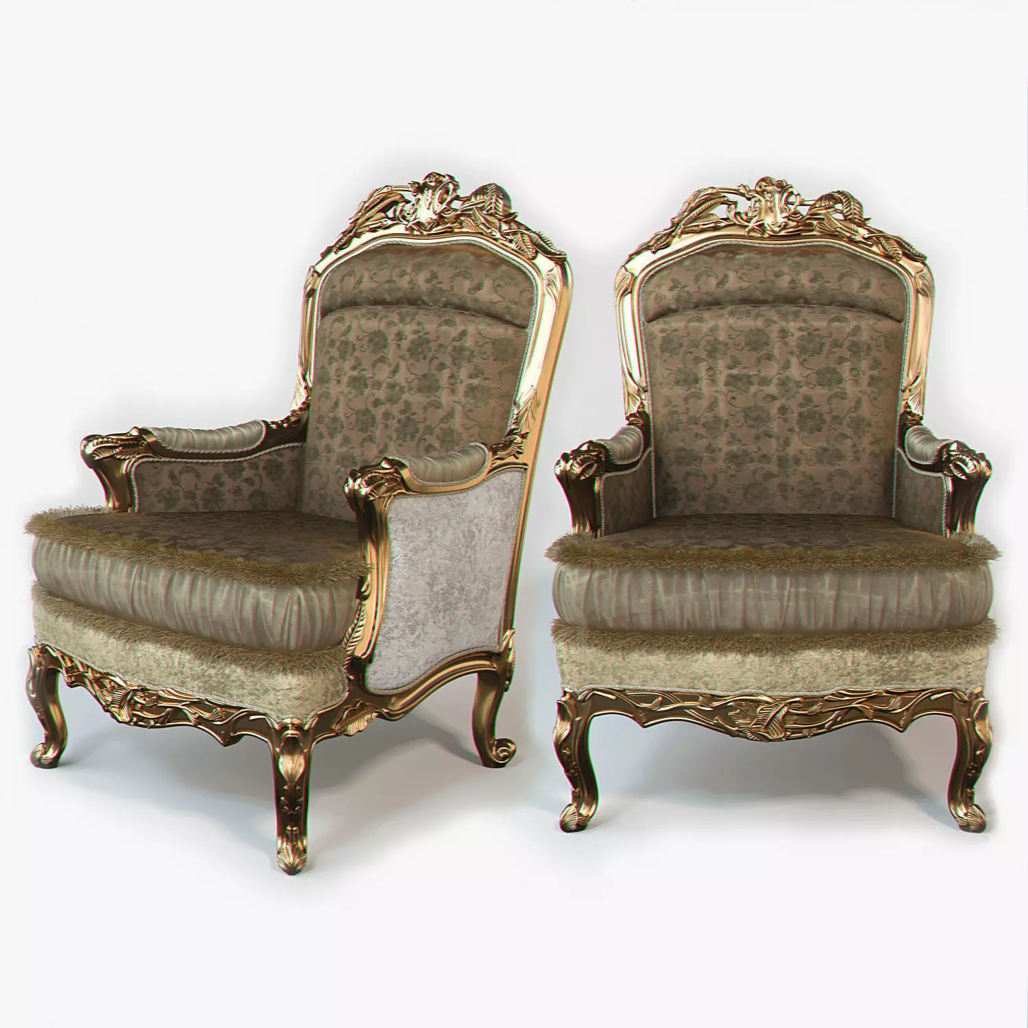 Armchair MANTELLASSI EDERA 3D model_0