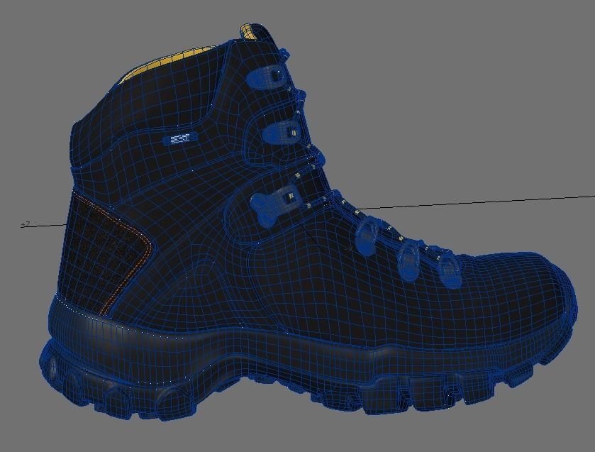 Wolverine Boot 3D model_3