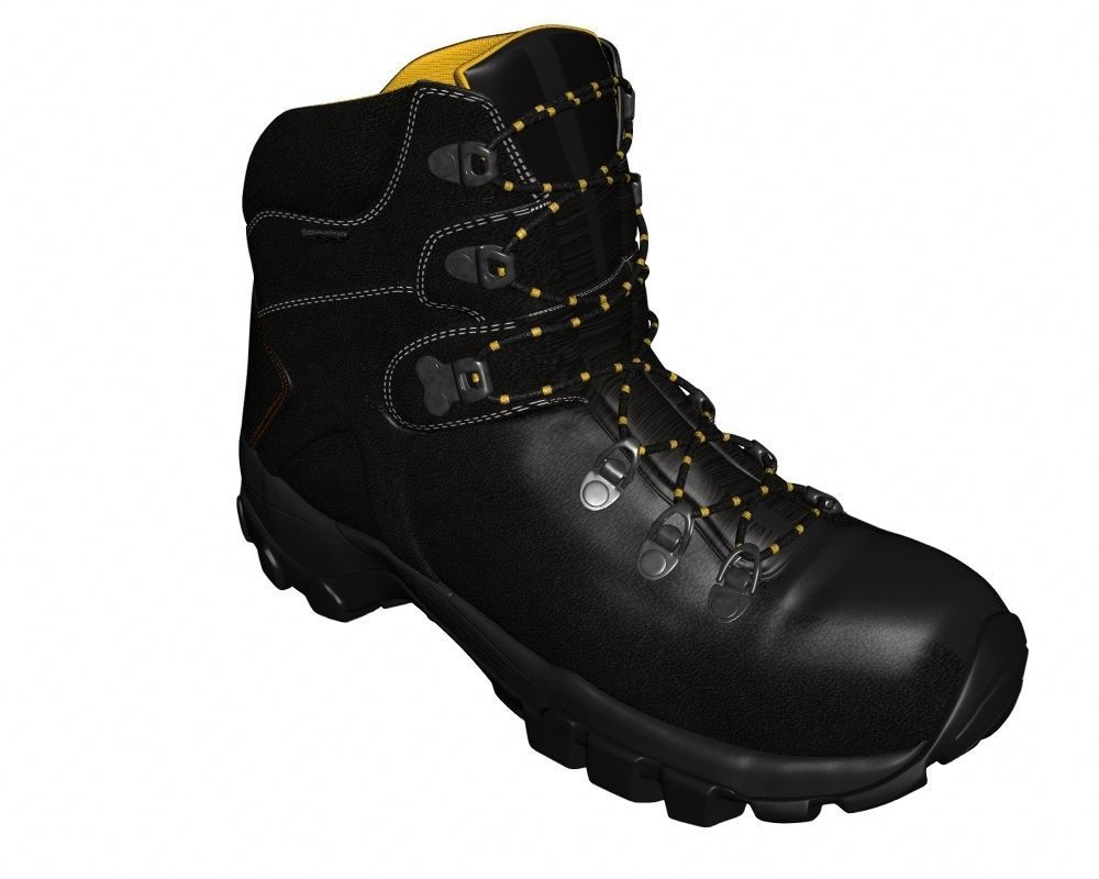 Wolverine Boot 3D model_1