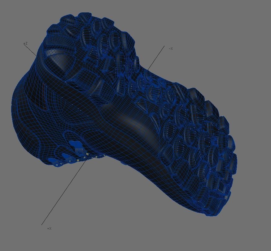 Wolverine Boot 3D model_8