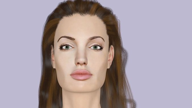 Angelina Jolie 3D model