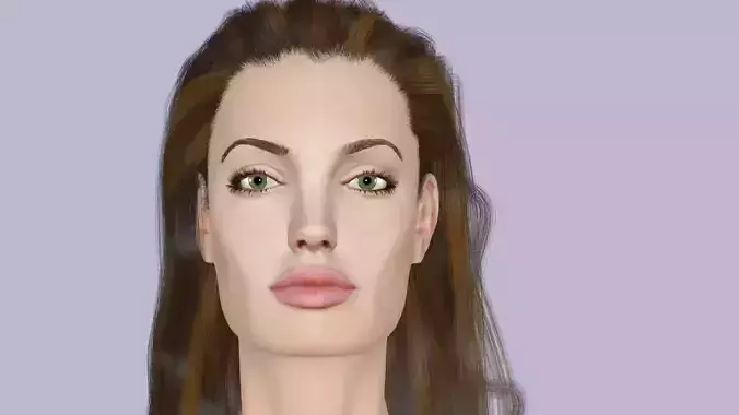 Angelina Jolie 3D model