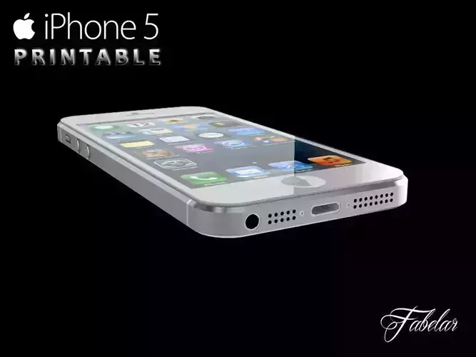 iPhone 5 FREE Printable Free 3D print model