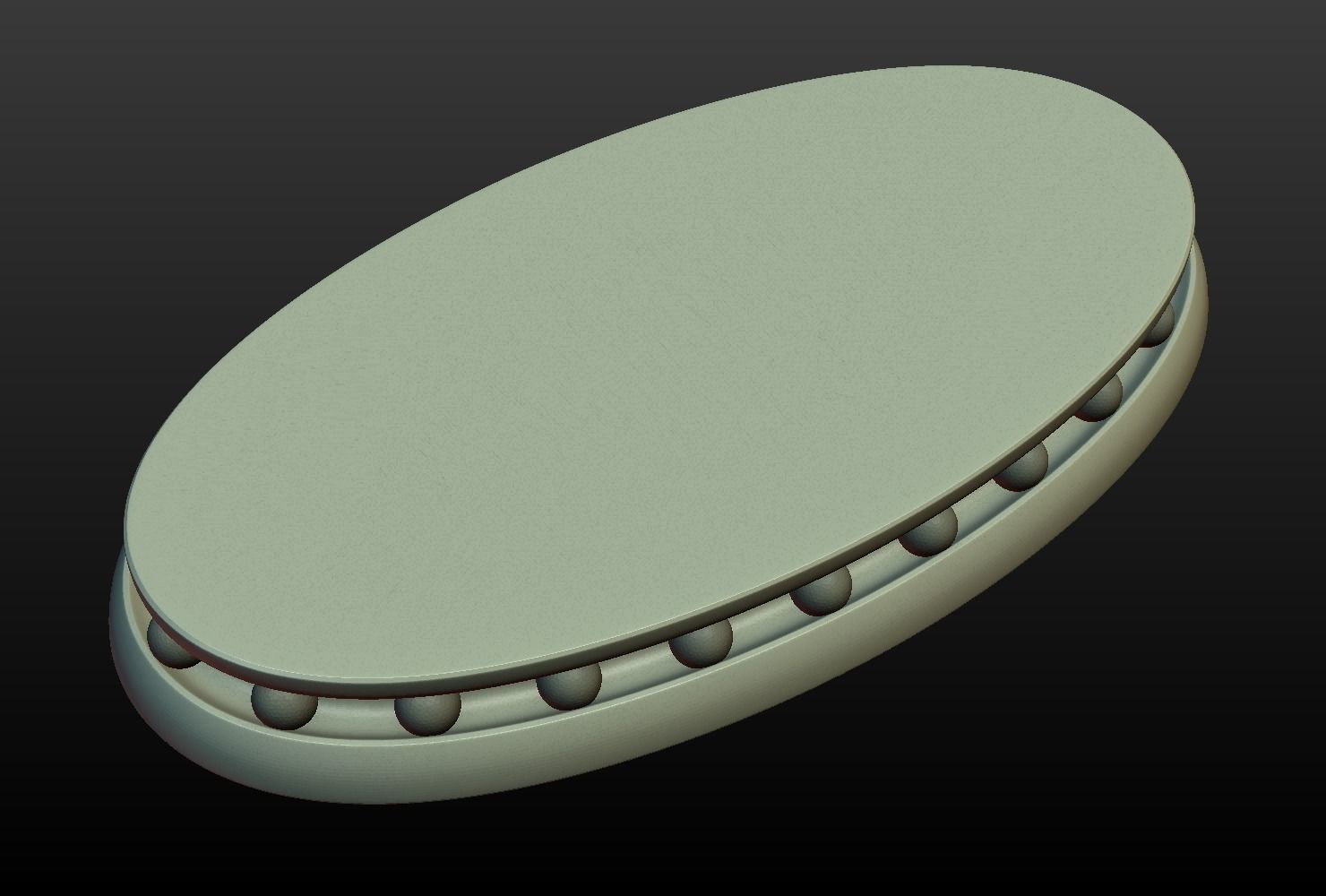 Base for a sculpture 3D print model_3