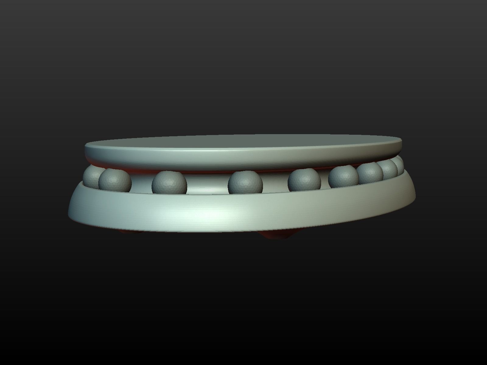 Base for a sculpture 3D print model_4