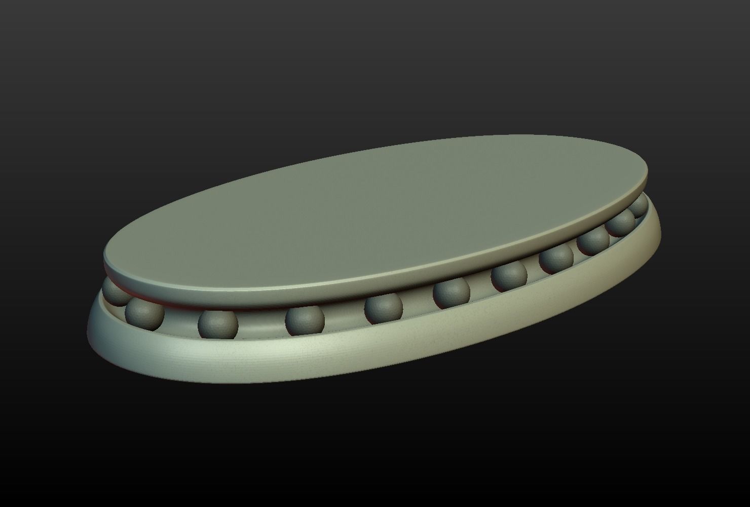 Base for a sculpture 3D print model_2