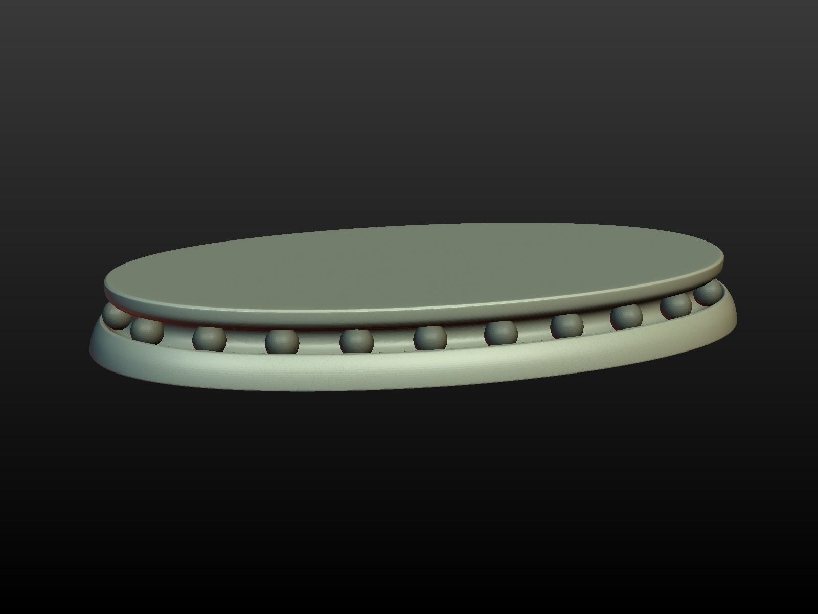 Base for a sculpture 3D print model_5
