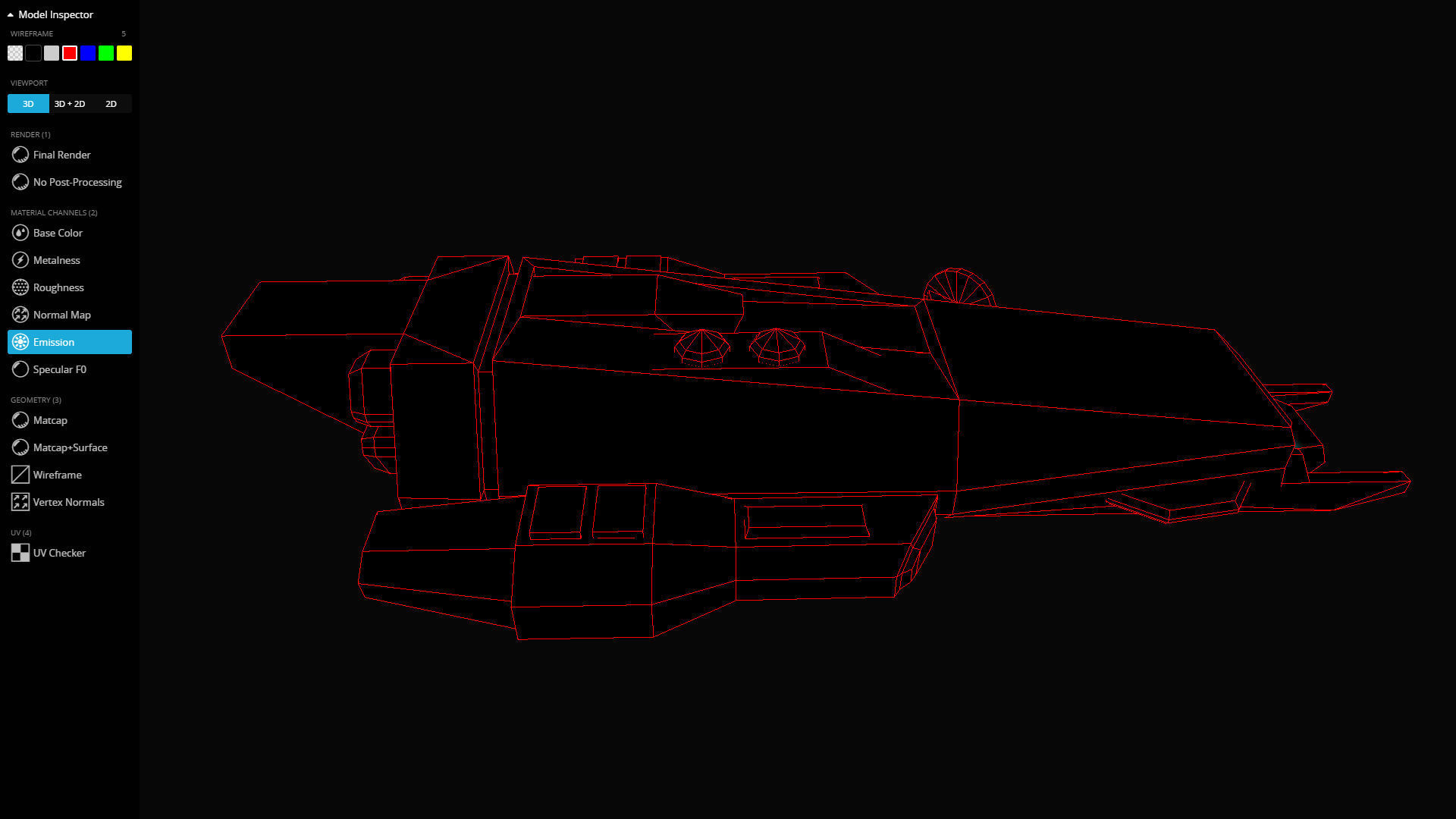 Spaceship Khygun PBR Low-poly 3D model_9