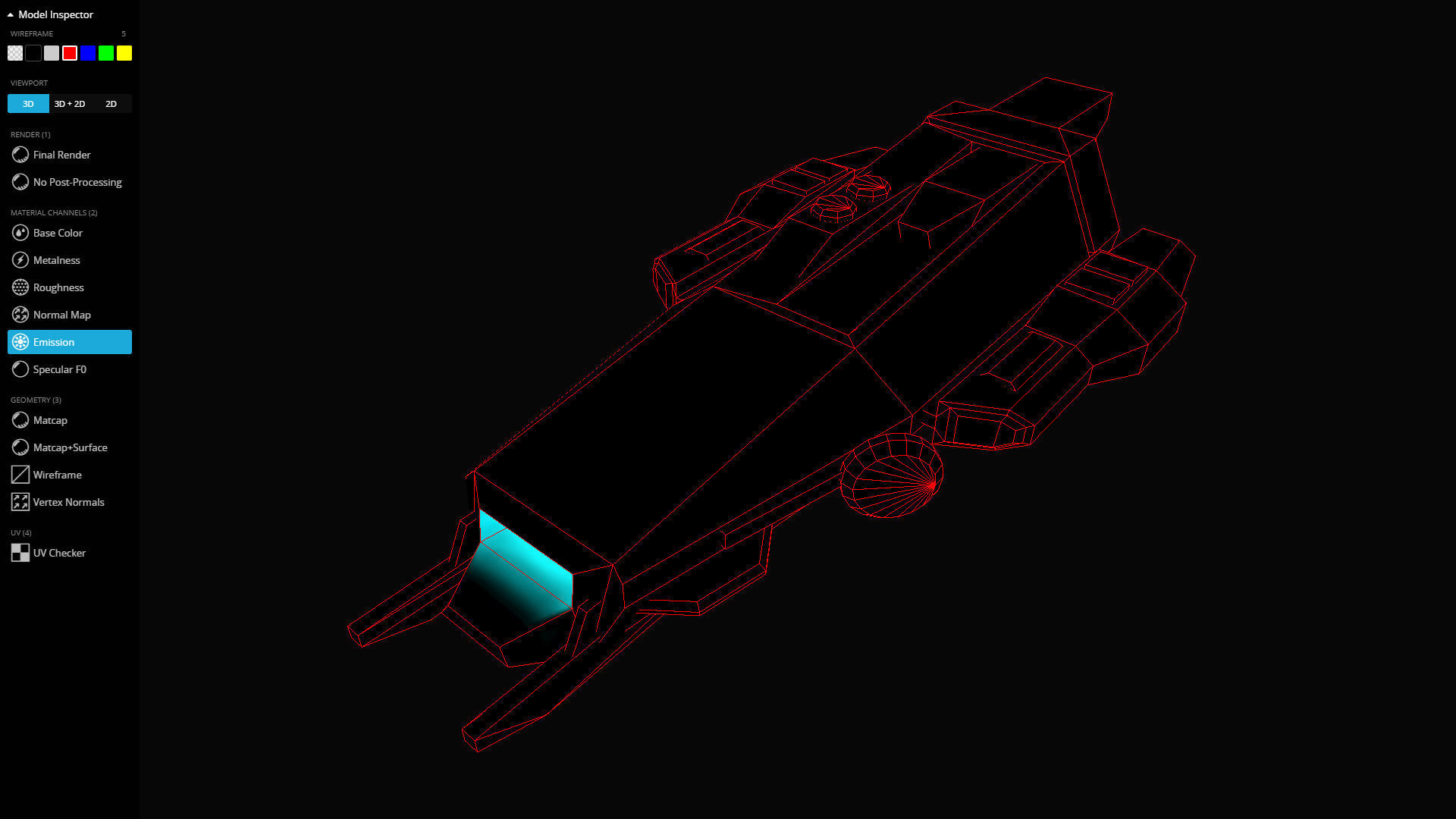 Spaceship Khygun PBR Low-poly 3D model_10