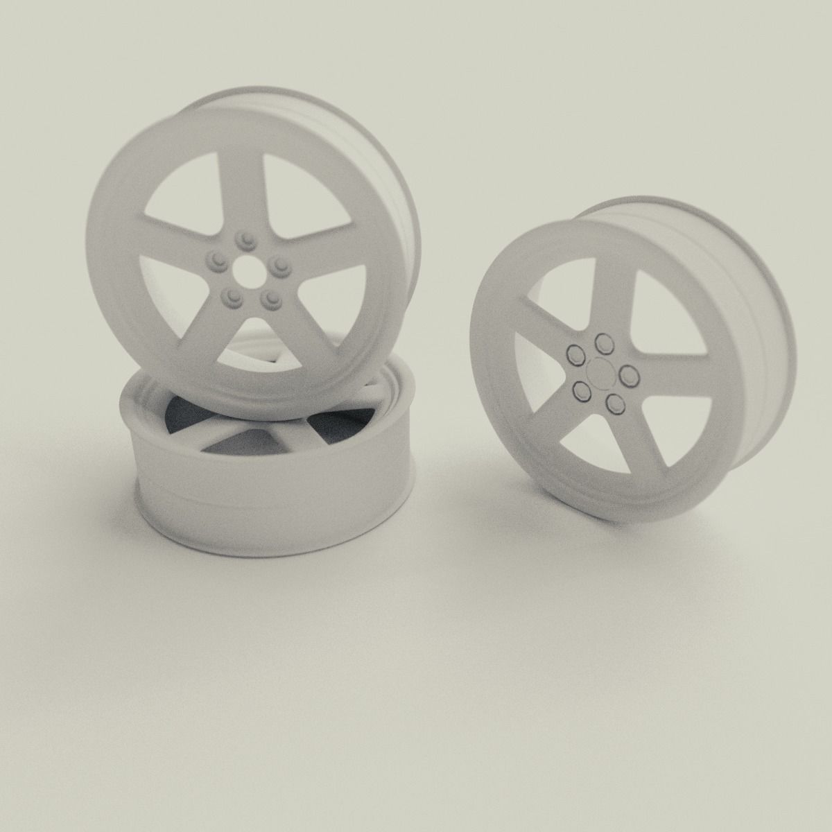 Car Rims 3D model 3D model rigged | CGTrader