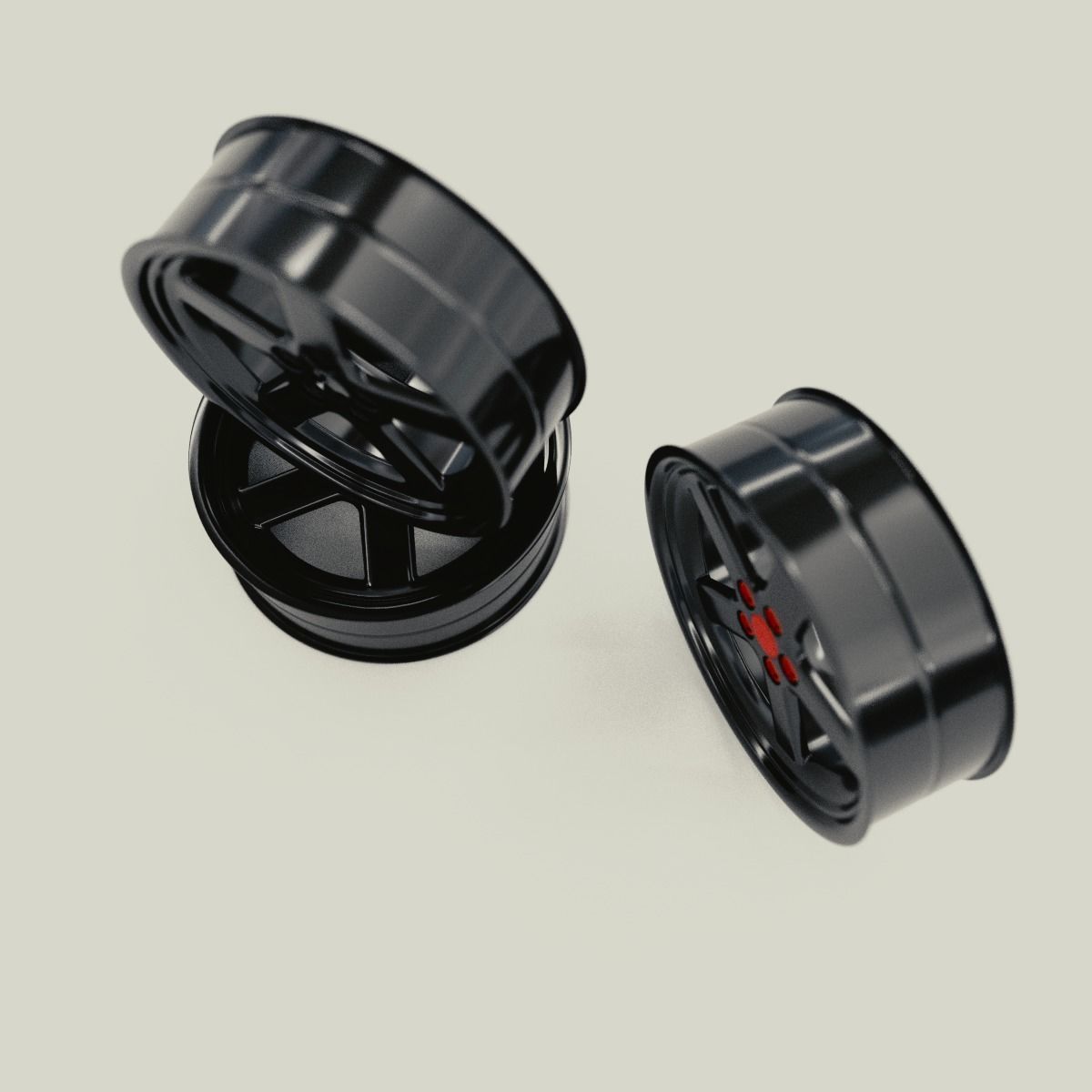 Car Rims 3D model 3D model rigged | CGTrader