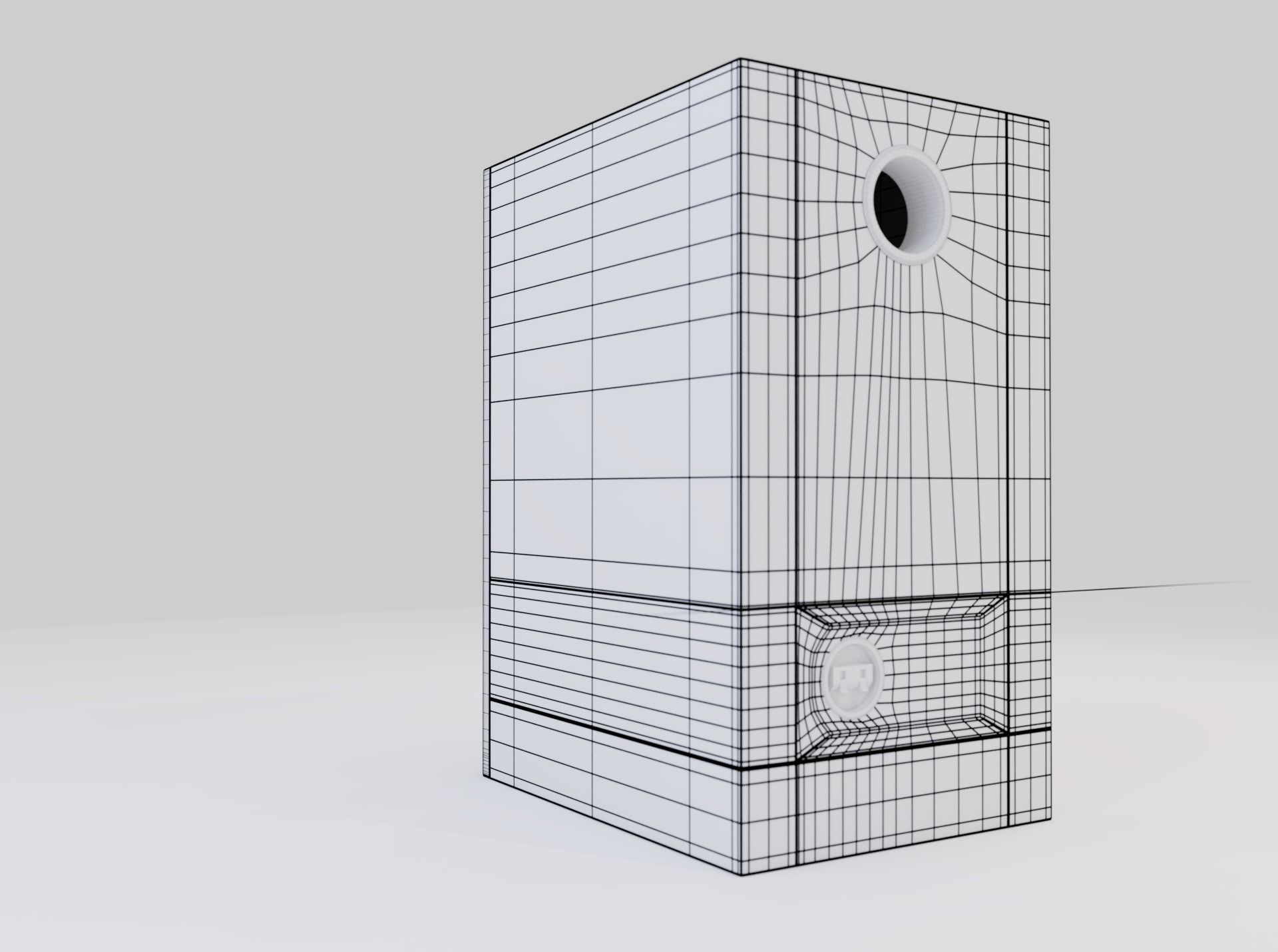 3D Hifi Speaker model 3D model_3