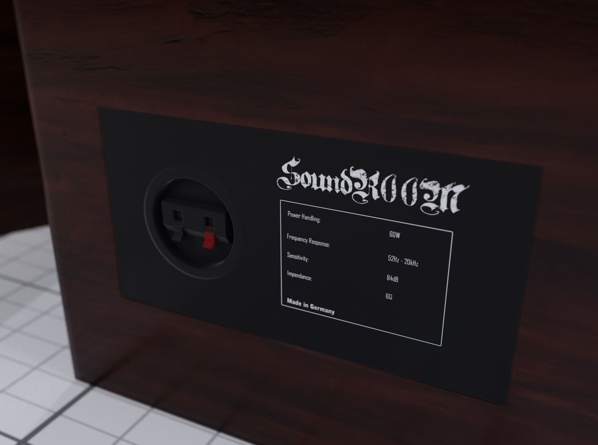 3D Hifi Speaker model 3D model_2