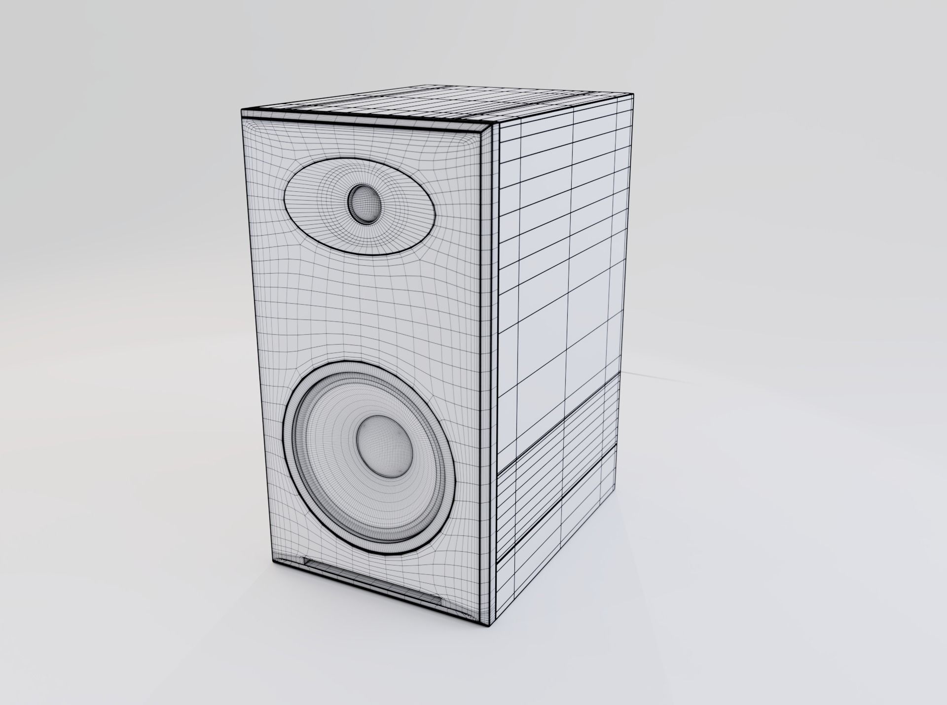 3D Hifi Speaker model 3D model_4