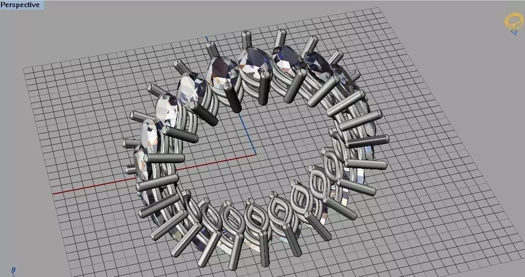 marquise engegament ring Free 3D print model