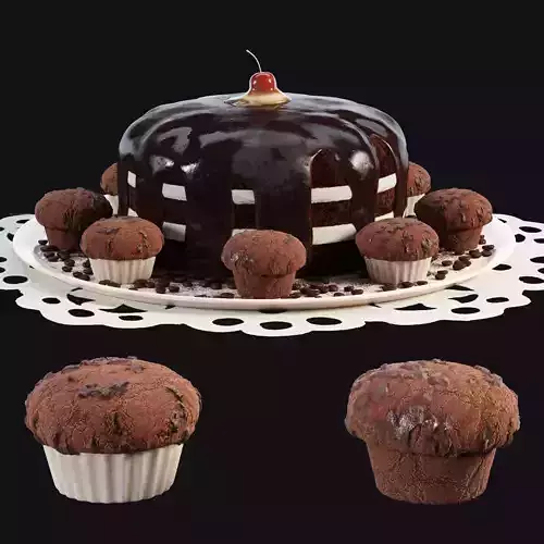 Chocolate Cake and Muffins