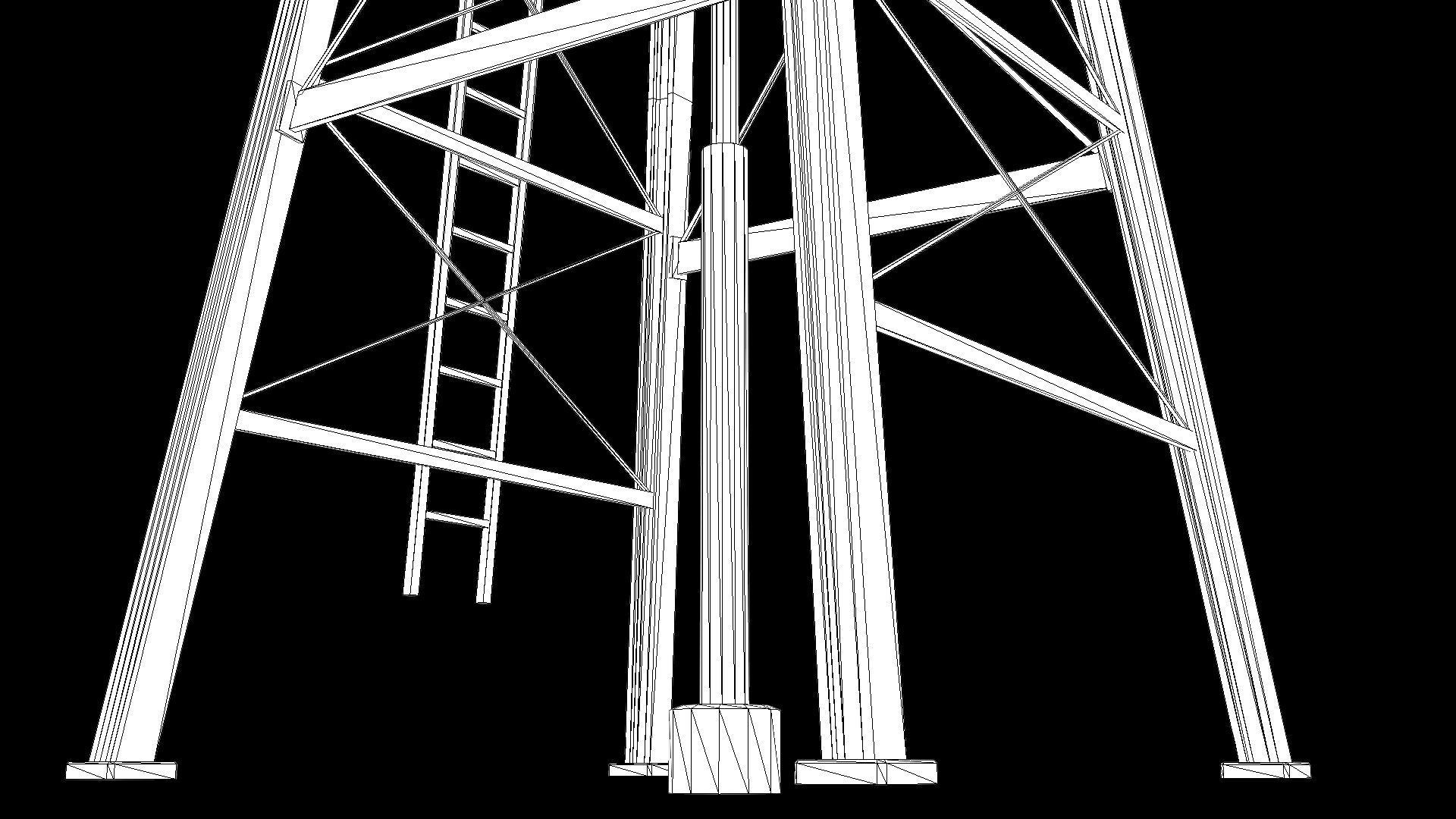 Industrial Structures PBR Collection Low-poly 3D model_28