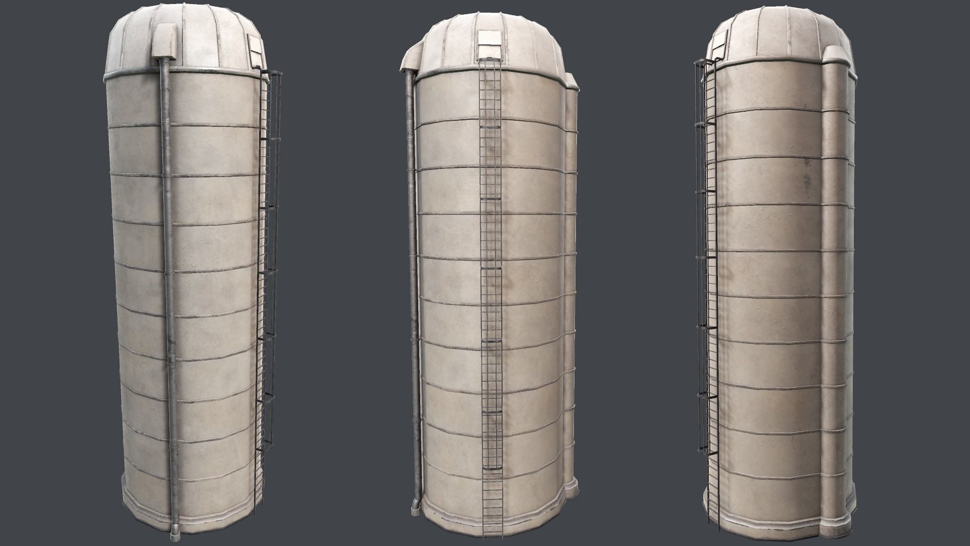 Industrial Structures PBR Collection Low-poly 3D model_6