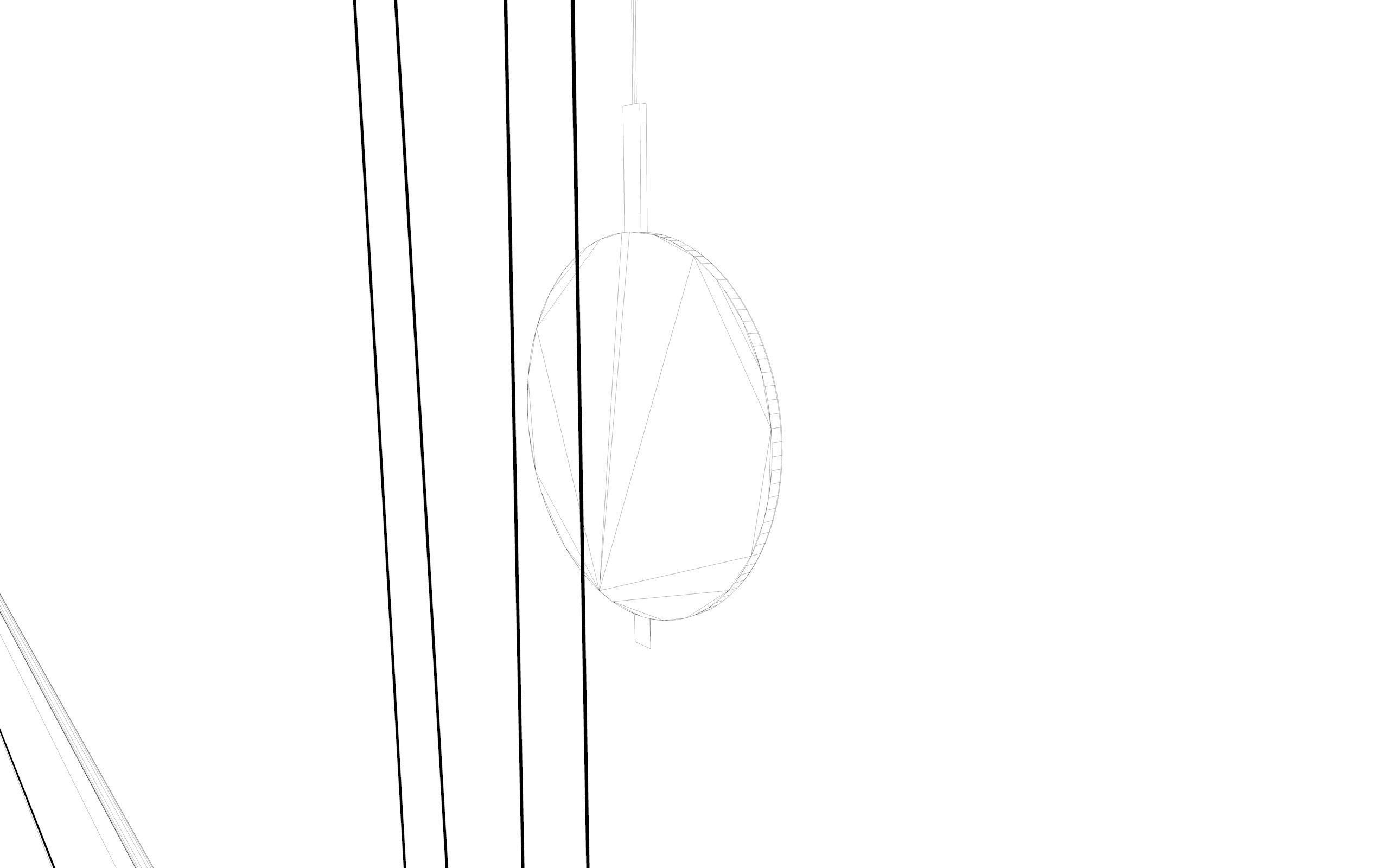 Interior design clock meganism 3D model_8