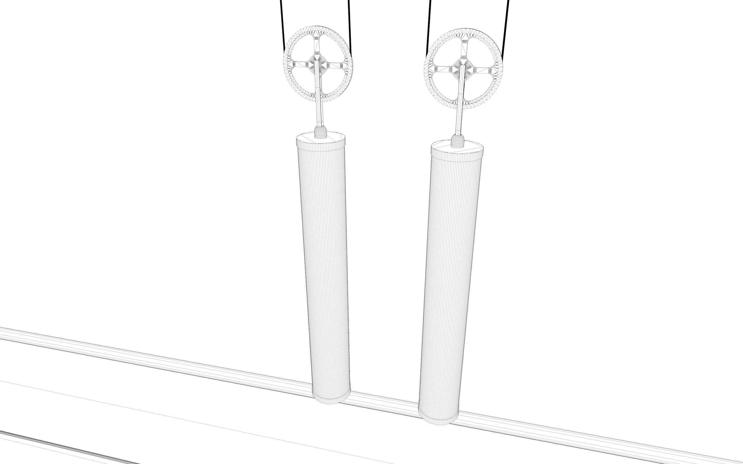 Interior design clock meganism 3D model_10